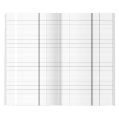 Junior Tally Memo Book Refill | 72 Lined Pages, 1 Color for Note-Taking Questions & Answers